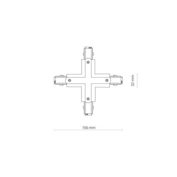 Cznik X Systemu Natynkowego Ctls Power X Connector Cznik Krzy Owy