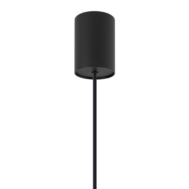 Lampa wisząca druciana zwis nowoczesna ABI S czarny śr. 25cm
