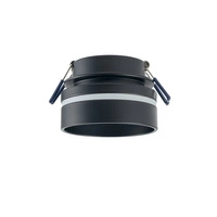 Lampa podtynkowa MLJET szer. 8cm GU10 | czarny 10493