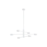 Plafon wewnętrzny do salonu ORBIT VI GX53 8W LED wys. 53-85cm | biały 7942