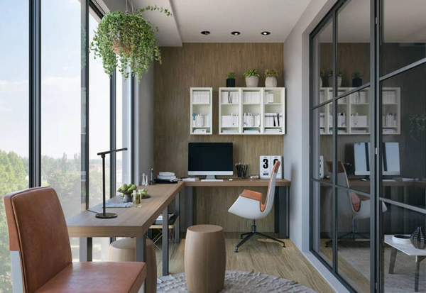 Lampa biurkowa do pracy i domu SMART LED + USB ładowarka | czarna 8358