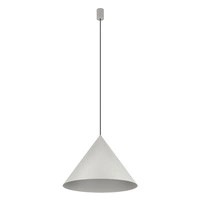 Lampa wisząca ZENITH M SILK GRAY śr. 50cm GU10 ES111 | szary 10872