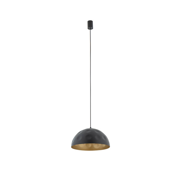 Lampa wisząca HEMISPHERE HIT S BLACK - GOLD śr. 33cm E27 | czarny/złoty 10702