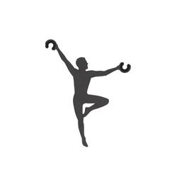 Dekoracyjny uchwyt ACROBAT umożliwiający regulację przewodu wys.11 szer.10cm | Umbra gray 11797