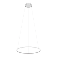 Lampa wisząca CIRCOLO LED M 3000K 21W 660lm szer.60cm wys.140cm CRI>90 | Biały 11604