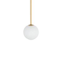 Lampa wisząca KIER L SATIN GOLD 140cm G9 | złoty satynowy 10308