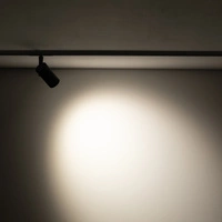 SPOT ZOOM LED 15W 3000K 500lm szer.5.7cm wys.16cm do szynoprzewodów NANO-LVM | Czarny 11716