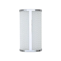 Kinkiet PALMAS LED CHROME wys. 30cm 15W barwa neutralna 4000K IP44 | chrom/biały 10729