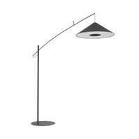 Lampa podłogowa POISE black A E27 wys.240cm dług.260cm przewód 270cm włącznik | 11768