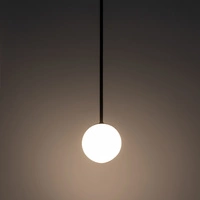 Lampa wisząca KIER M BLACK 96cm G9 | czarny 10307