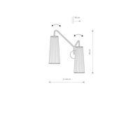 Kinkiet DOVER II biały 9260