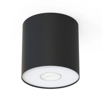 Spot sufitowy tuba POINT M wys. 13 cm GU10 | czarny 7602
