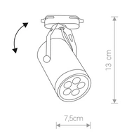 Lampa sufitowa STORE LED 5W w stylu nowoczesnym 5947