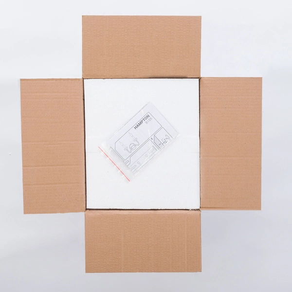 Kinkiet HAMPTON II klasyczny szkło i stal chromowana | srebrny 8155