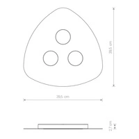 8302 Oprawa oświetl."ORGANIC BLACK III" 8302