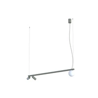Lampa wisząca FOURTY III G9+miniGU10 wys.160cm dług.101 | Umbra gray-Biały 11471