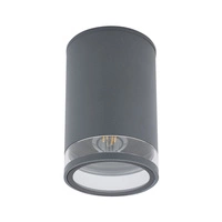 Lampa sufitowa ROCK PRO I wys. 18,7cm E27 IP44 | grafitowy 10687