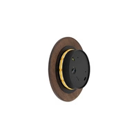 Kinkiet RING TIMBER LED S śr. 15cm 7W barwa ciepła 3000K | ciemne drewno 11288