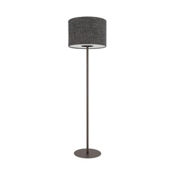 Lampa podłogowa AMARELA E27 wys.163cm szer.46cm kabel200cm | Czarny melanż 11663