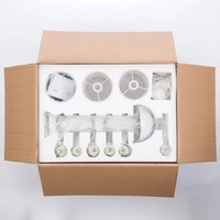 Żyrandol klasyczny NEWPORT VI stal i szkło | biały 8156