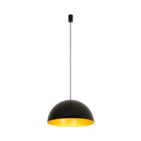 Lampa wisząca HEMISPHERE SUPER L BLACK-GOLD śr. 50cm 4xGX53 | czarny/złoty 10693
