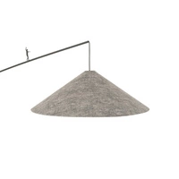 Lampa podłogowa POISE umbra gray A E27 wys.240cm dług.260cm przewód 270cm włącznik | 11767