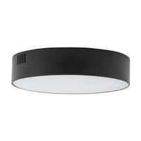 Plafon LID ROUND LED 21cm 35W barwa ciepła 3000K | czarny 10408