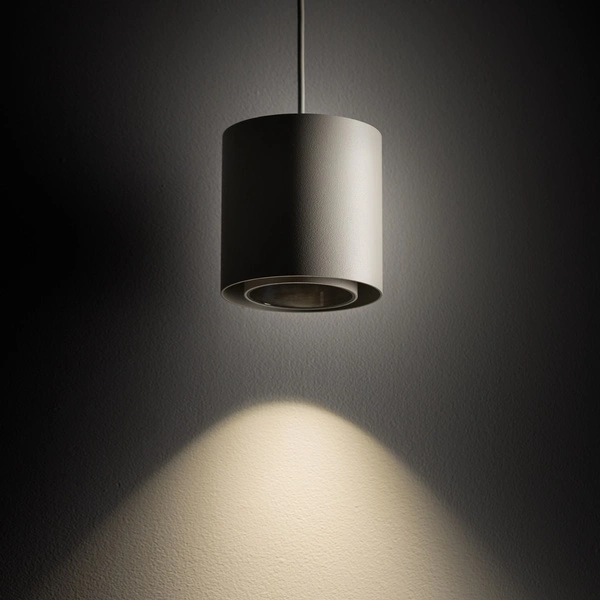 Lampa wisząca POINT DUO wys.130cm szer.13cm GU10 IP20 | Czarny - Silk gray 11513