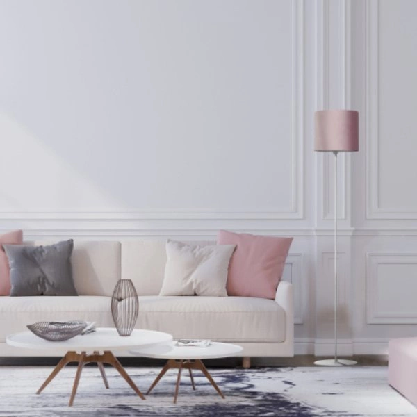 Abażur system lamp PETIT aksamit | róż 8340