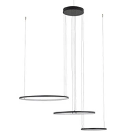 Lampa wisząca CIRCOLO POWER LED 11648 3000K 85W 3750lm wys.140cm | czarny
