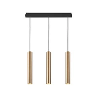 Lampa wisząca EYE III wys. 130cm 3xGU10 | mosiądz 7863