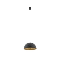 Lampa wisząca HEMISPHERE HIT S BLACK - GOLD śr. 33cm E27 | czarny/złoty 10702