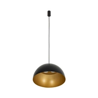 Lampa wisząca HEMISPHERE SUPER L BLACK-GOLD śr. 50cm 4xGX53 | czarny/złoty 10693