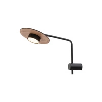 Kinkiet DISK I wys. 38cm GX53 | czarny/brązowy 7645