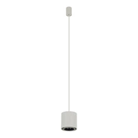 Lampa wisząca POINT DUO wys.130cm szer.13cm GU10 IP20 | Czarny - Silk gray 11513