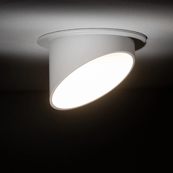 Lampa podtynkowa SOLTA szer. 7.5cm GU10 | biały 10492