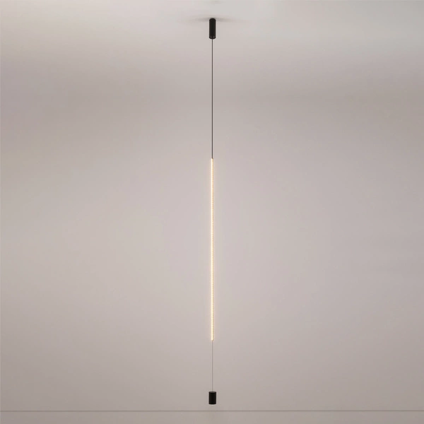 Lampa wisząca VERTIC 300cm LED 19W barwa ciepła 3000K | czarny 10362