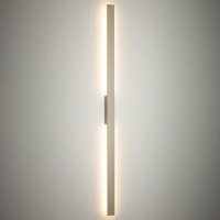 Zewnętrzny kinkiet DEMI LED L 24W 3000K 1500lm wys.144cm szer.5.2cm IP54 | Sand 11560