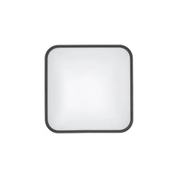 Plafon AGNES SQUARE LED PRO 4000K 16W 1200lm szer.33.5cm IP44 | Czarny 10984