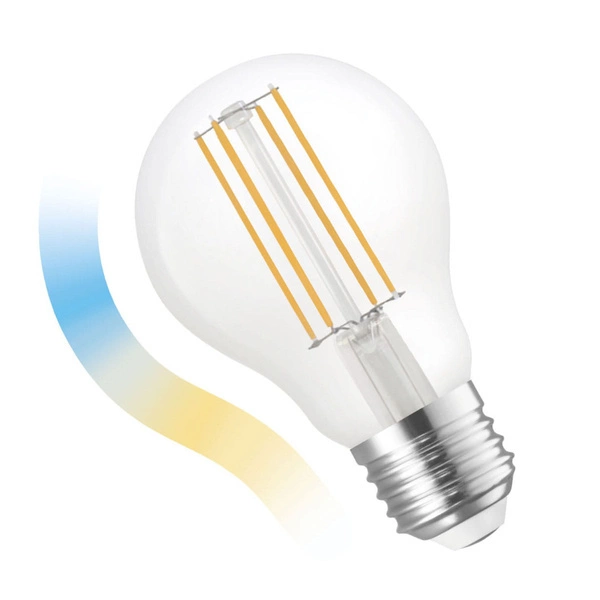 Żarówka LED E27 filament wi-fi GLS COG CLEAR 5W dimm | ściemnialna