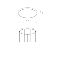 Puszka montażowa 12x 40W CAMELEON CANOPY H 35cm | biały 10275
