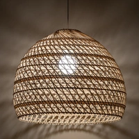 Lampa wisząca BOHO L śr. 60cm E27 | naturalne drewno/biały 11152