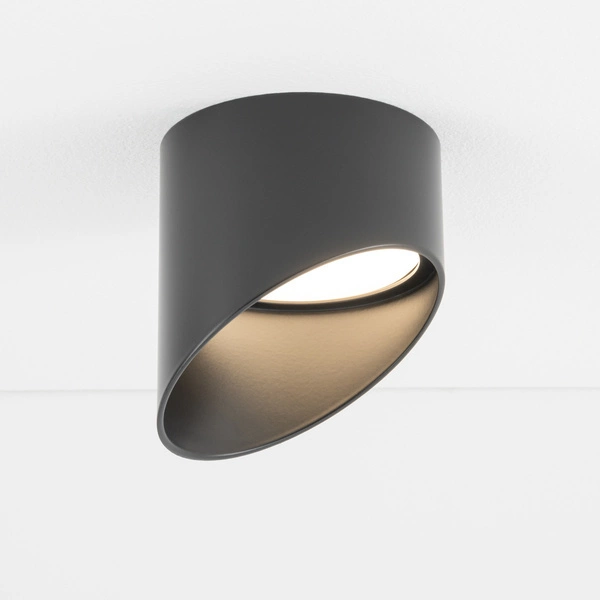 Lampa wpuszczana HVAR szer. 8,5cm GX53 | czarny 10487