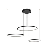 Lampa wisząca CIRCOLO LED szer. 125cm 45W barwa neutralna 4000K | czarny 10867