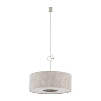 Lampa wisząca CEDRO M E27 wys.130cm szer.50cm | Beż 11665