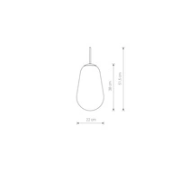 Klosz CAMELEON PEAR M BLACK | czarny 10330