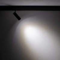 Spot LED wys. 18,5cm 9W 4000K do szynoprzewodów magnetycznych LVM | czarny 10656