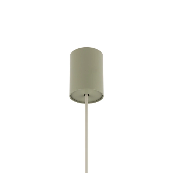 Lampa wisząca SIMONE SAGE GREEN wys.140cm szer.40cm GX53 IP20 | Sage green