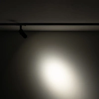 SPOT ZOOM LED 15W 3000K 500lm szer.5.7cm wys.16cm do szynoprzewodów NANO-LVM | Czarny 11716