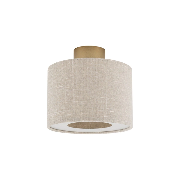 Plafon SANTANA S E27 wys.22.1cm szer.23cm | Kremowy 11650